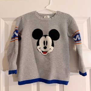 Children’s Gray Mickey Mouse Kids Sweater - Disney Co.